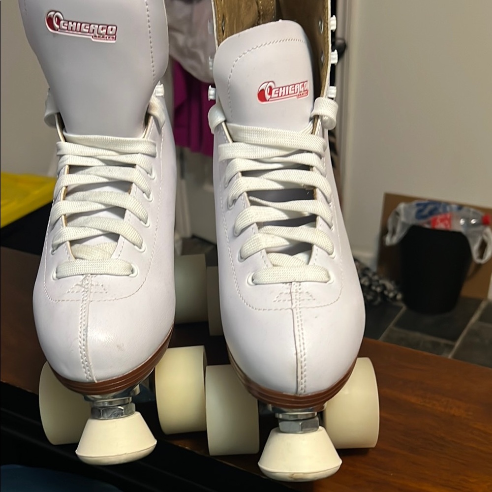 Chicago White Roller Skates